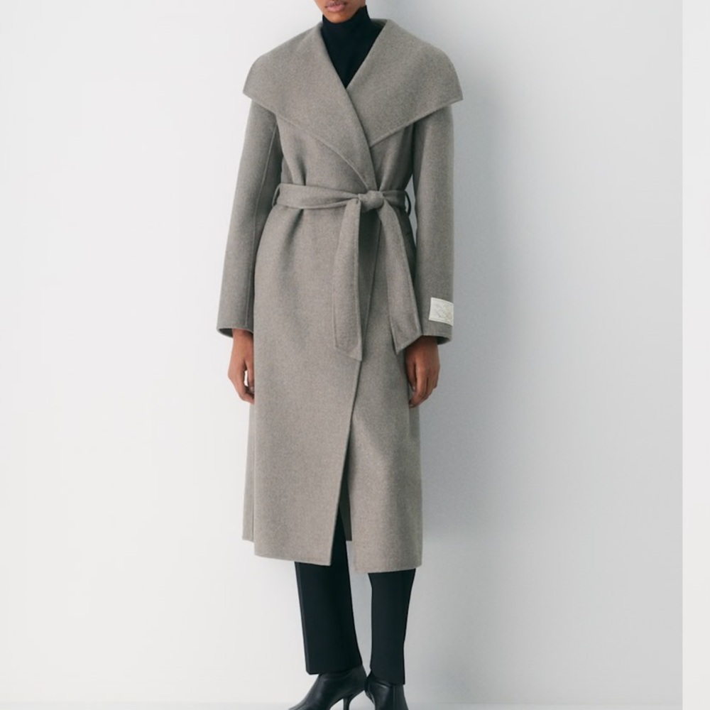SOLD Babaton Gray Belted Coat